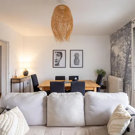 La Butte Enchantee - Wifi Fibre Tv - Baignoire - Parking Gratuit شقة Saint-Sébastien-sur-Loire